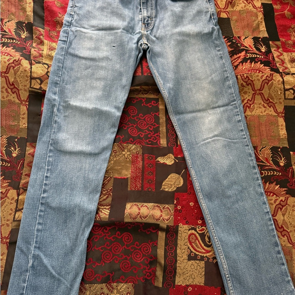 Levi’s 502 Regular Taper Washed Deep Ocean Blue Jeans 34x34